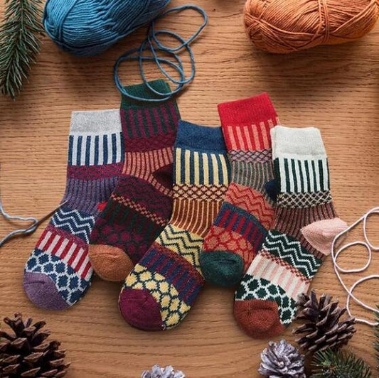Winter Colorful Socks