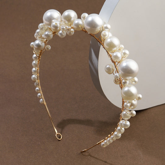 Retro Bridal Headdress Pearl